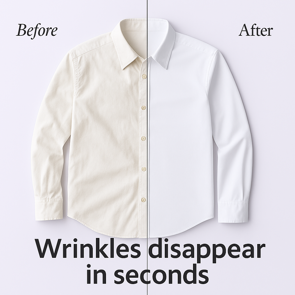 Portable Steam Iron - Compact Travel