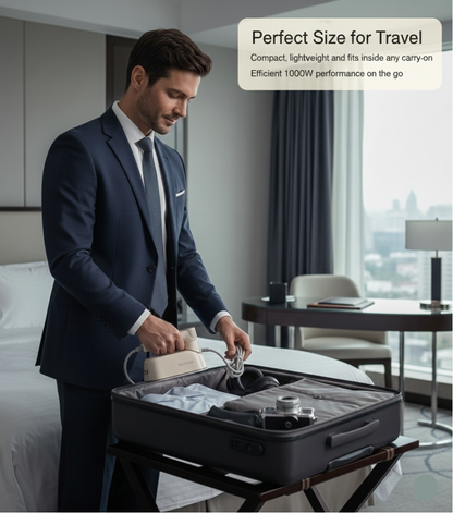 Portable Steam Iron - Compact Travel